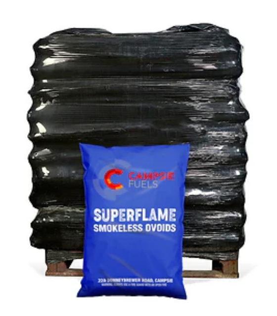 Superflame (Oval) Coal (1 Tonne) 50 x 20kg bags