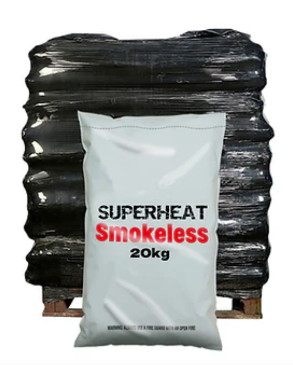 Superheat Smokeless Coal (1 Tonne) 50 x 20kg Bags